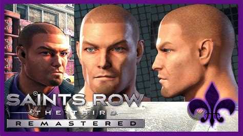 Saints Row The Third Remastered Good Looking Male Character Character Creation Youtube