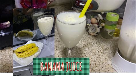 How To Make Banana Juice Cara Membuat Jus Pisang Youtube