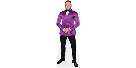 conor mcgregor purple blazer cardboard cutout celebrity cutouts