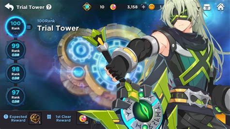 Grand Chase Dimensional Chaser Trial Tower 92 100 Zero Youtube