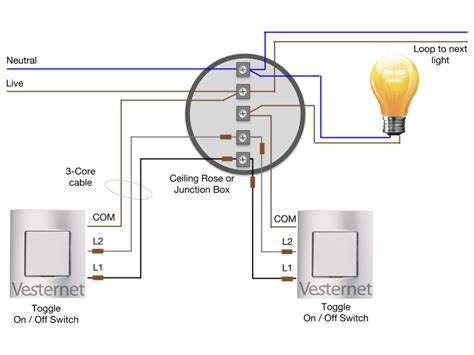Two Way Lighting Circuit Diagram