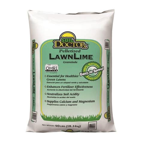 Soil Doctor Pelletized Lawn Lime 40 Lb Organic Lime Ph Balancer At