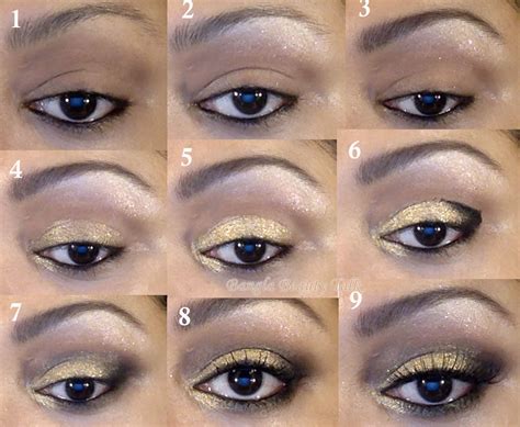 I see such looks and imagine ancient pharaohs and gorgeous divine priestesses. Bangla Beauty Talk: Gold and Black Eye Makeup