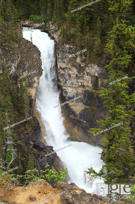 Falls Of The Pool Mt Robson Provincial Park British Columbia Canada