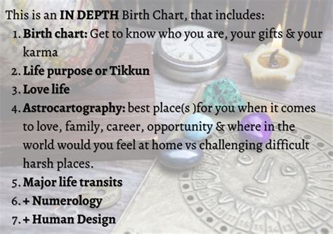 3 In 1 FULL Package Birth Chart Numerology Human Design Etsy