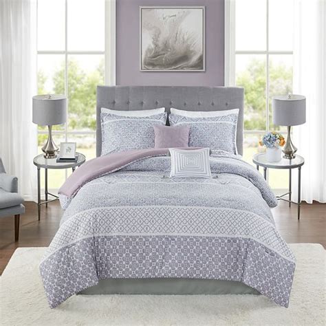 Madison Park Bree 6 Piece Comforter Set With Coordinating Pillows