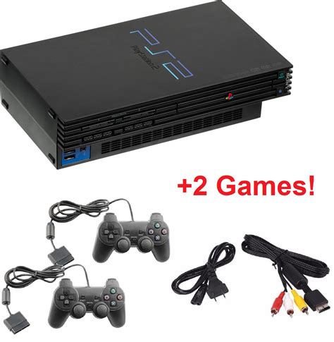 Sony Playstation 2 Ps2 Fat Console System Complete Bundle 2 Controllers