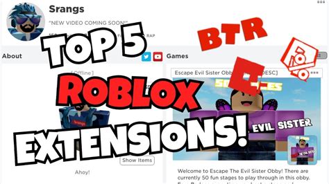Top 5 Roblox Extensions You Need Youtube