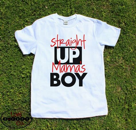Mamas Boy I Love Mommy Boys Shirt Cute Boys Shirt Etsy
