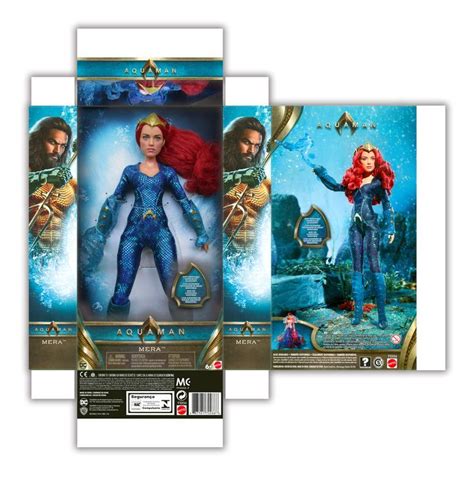 2018 Aquaman Mera Doll Imprimibles Juguetes Manualidades Muñecas