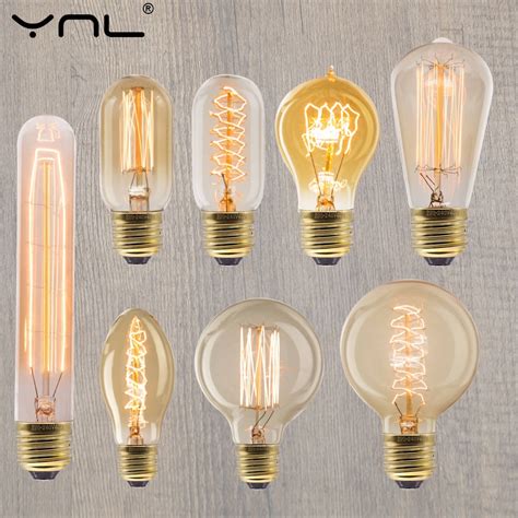 When choosing an led lamp there. Rétro Vintage Edison Ampoule E27 40w 220v Ampoule Vintage ...