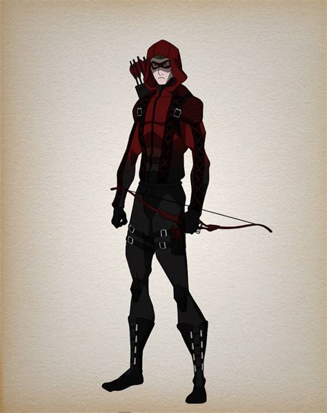 The Cw Arsenal Red Arrow Character Design By Bigoso91 On Deviantart