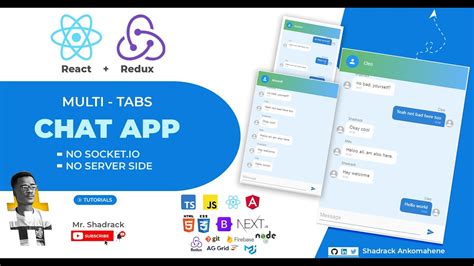 Simple Chat App React Redux No Socket Io Multi Tabs Syncing Youtube