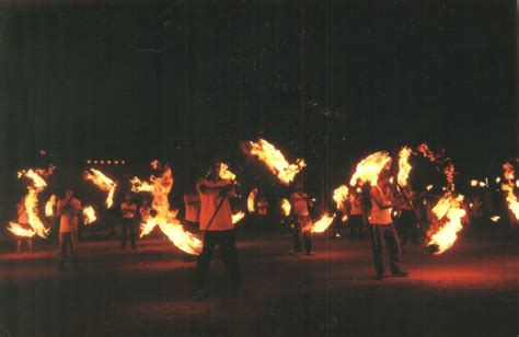 Most People Performed Fire Dance Together Ibr