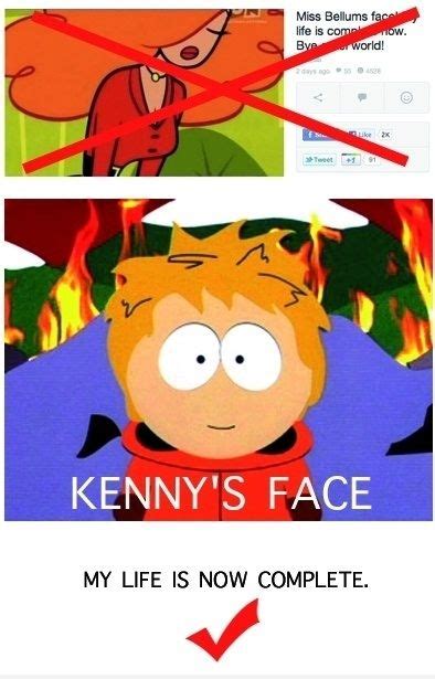 Miss Bellum Vs Kenny Kenny South Park South Park Memes South Park