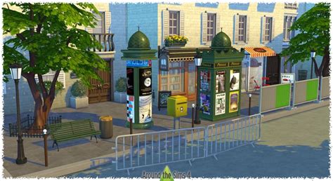 Around The Sims 4 Custom Content Download Objects Paris Street
