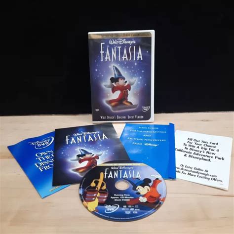 Fantasia Dvd Walt Disney Special 60th Anniversary Original Uncut