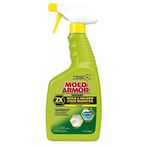 Mold Armor Oz Instant Mold And Mildew Stain Remover Fg The Home Depot