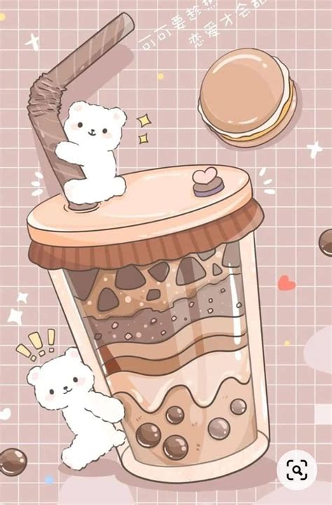 Boba Aesthetic Kartu Lucu Kartun Desain Kawaii Cute Boba Hd Phone