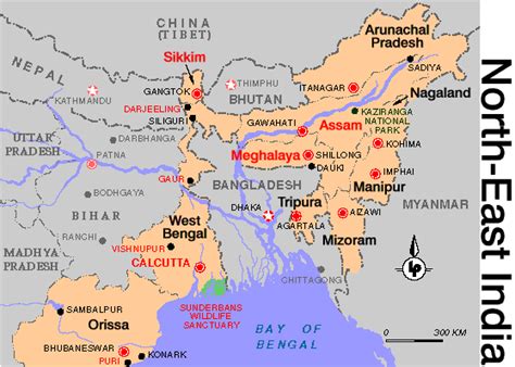 Maps Of India And Calcutta