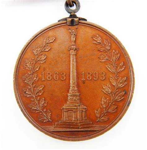Gettysburg New York Day Medal Inscribed To Private George B Herenden