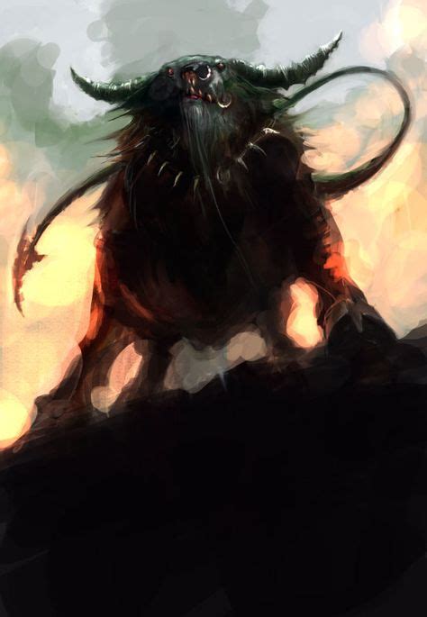 Taurus In 2020 Creature Artwork Cute Monsters Fantasy Creatures