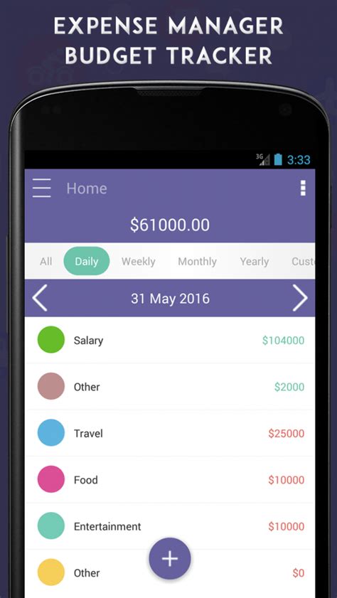 Receipt management apps are just one subset of the many apps that can help you manage your finances. Expense Manager Budget Tracker App for Android - New ...