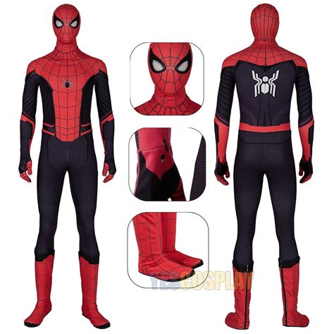 Spider Man Costume Spider Man Far From Home Peter Parker Cosplay Suits