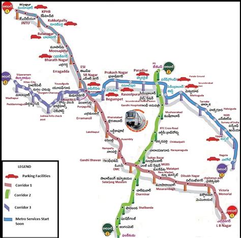 hyderabad metro rail route map timings ticket price fares hmrl 2022