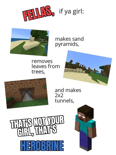Removed Herobrine Rminecraftmemes Minecraft Know Your Meme