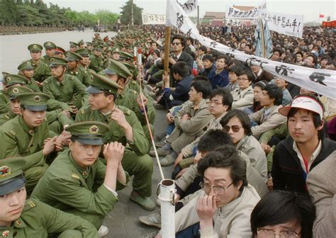 Tiananmen square protests of 1989. Remembering Tiananmen Square protests Photos - ABC News
