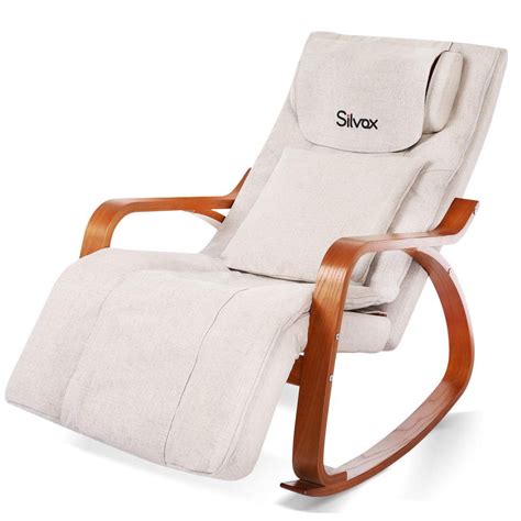 Silvox Massage Chair Recliner Shiatsu Back Neck And Shoulder Massager With Heat Deep Kneading