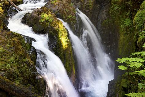Sol Duc Waterfalls In Olympic National Park Photograph By King Wu