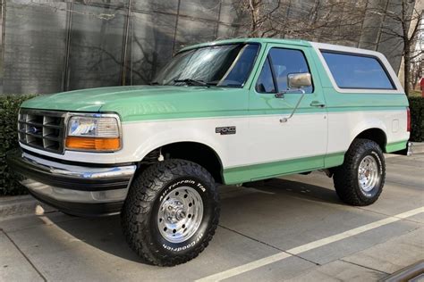 1995 Ford Bronco Xlt 4×4 5 Speed For Sale On Bat Auctions Sold For