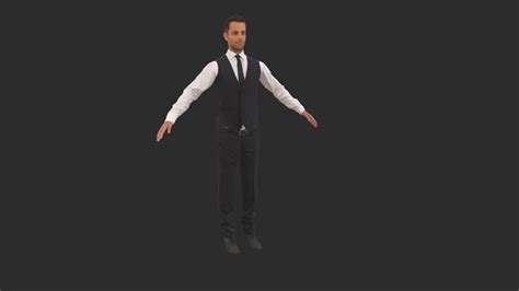 Eric Rigged 001 Rigged 3d Business Man Download Free 3d Model By