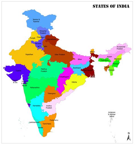Political Map Of India 2021 Get Map Update
