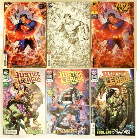 Signed Comics Justice League Jim Cheung Art