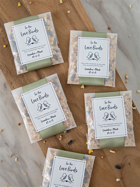 These Diy Birdseed Toss Packets Are The Absolute Cutest