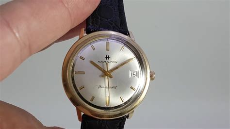 C1959 Hamilton Thin O Matic Vintage Watch With Microrotor Movement Youtube