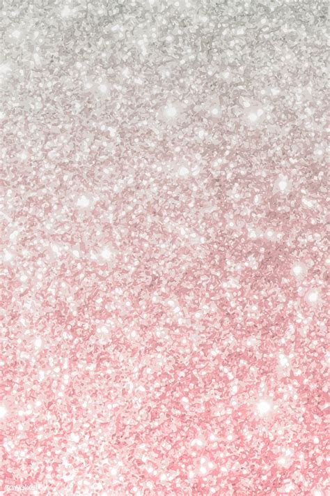 Pink And Silver Sparkle Wallpaper