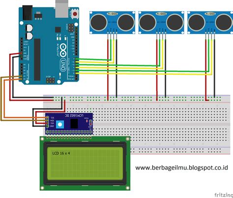 Membuat Sensor Parkir Dengan Arduino Simulator Rangkaian Tinkercad My