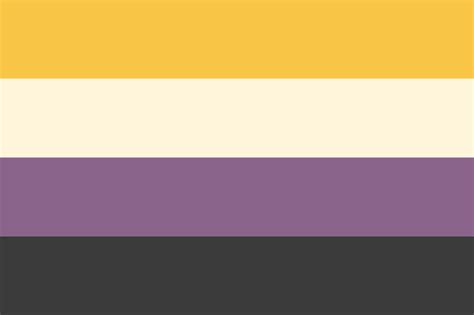The Nonbinary Flag except slightly more sepia : QueerVexillology