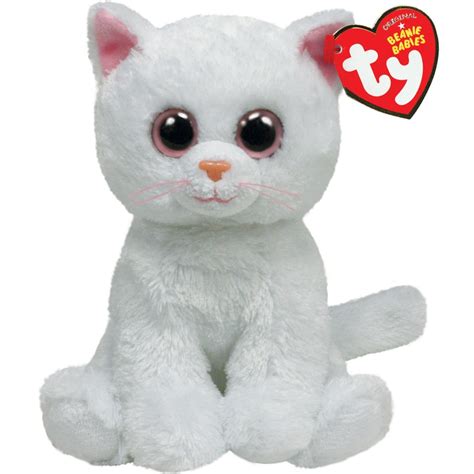Ty Beanie Babies 6 15cm Bianca The White Cat Plush Regular Stuffed