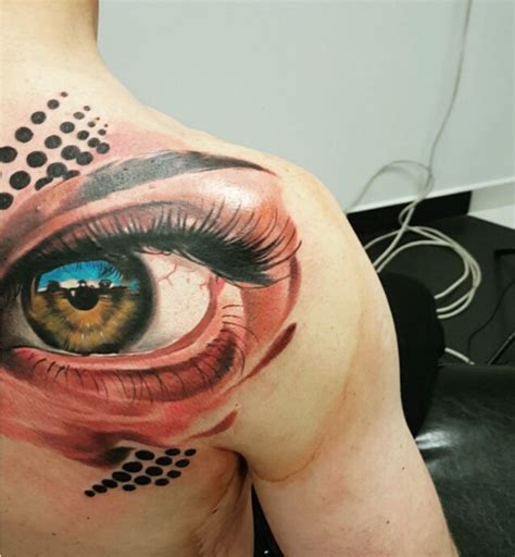 3d Realistic Eyeball Tattoos Of The Day
