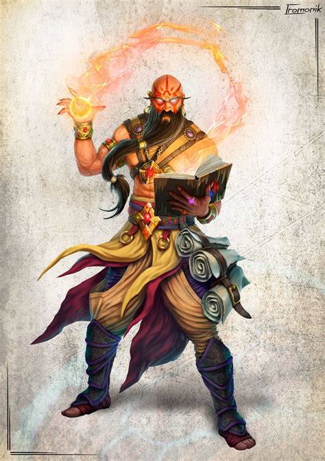 Wizard колдун, маг, чародей, кудесник, волшебник; ART Human wizard portrait : DnD