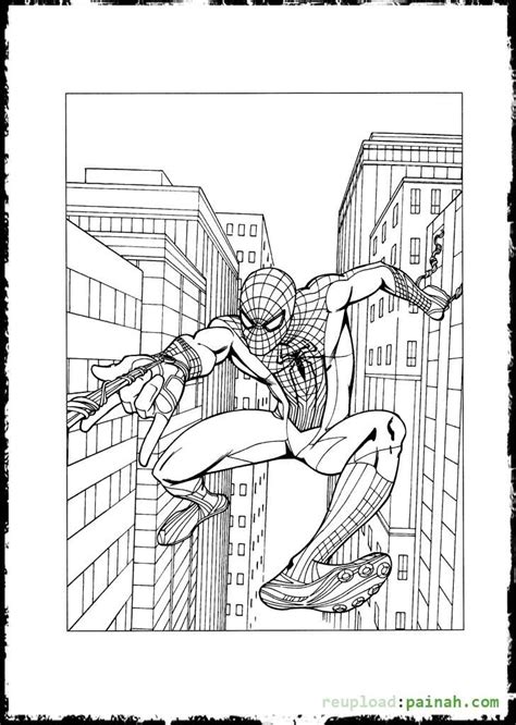 Spiderman Colouring In Pages | Spiderman coloring, Spiderman coloring