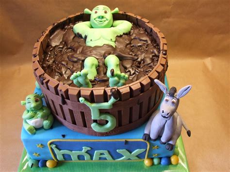 Shrek — Childrens Birthday Cakes Shrek Cake Childrens Birthday