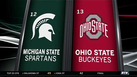 Michigan State At Ohio State Football Highlights Youtube