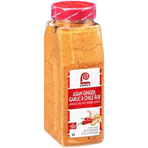 Lawrys Asian Ginger Garlic And Chile Rub 22 Oz Lowerover