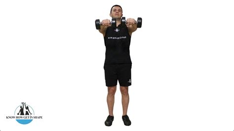 Dumbbell Front Raise Know How Get In Shape Youtube